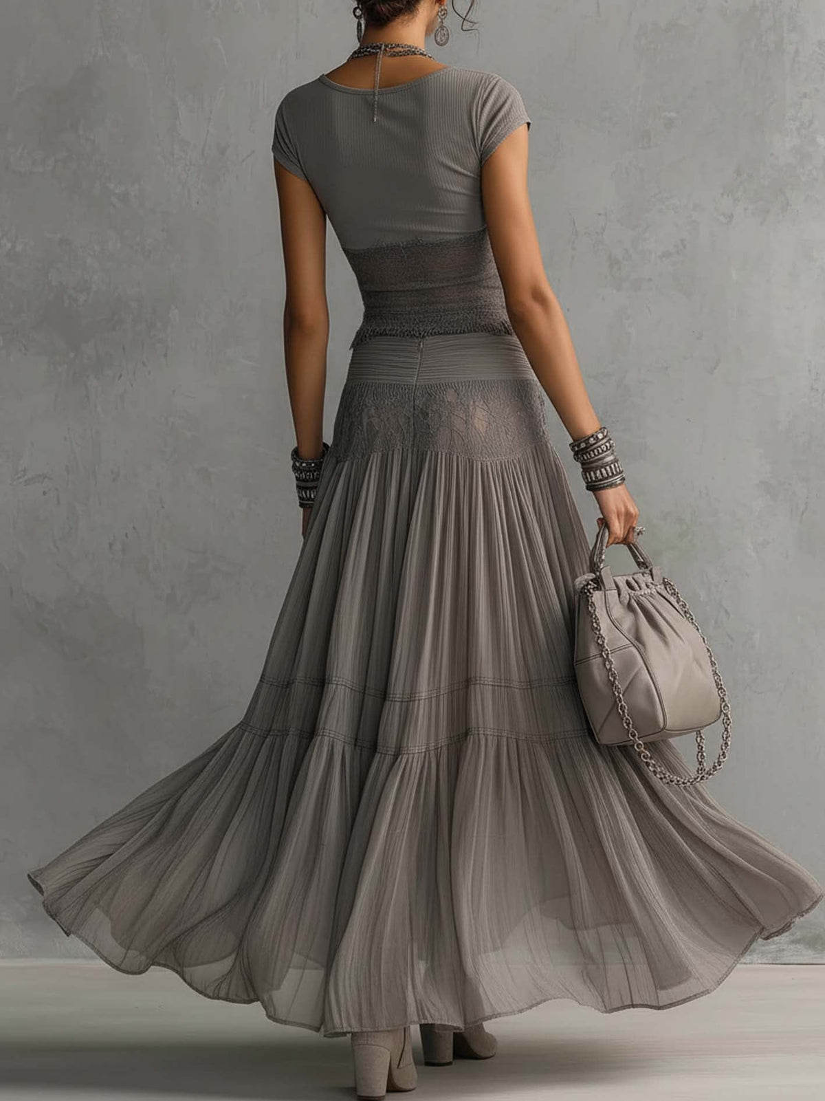 Caterina | Ethereal Boho Two-Piece Set for Women