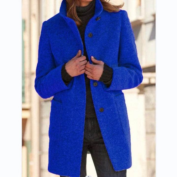 Vintora | Retro Windbreaker with Stand-Up Collar for Women