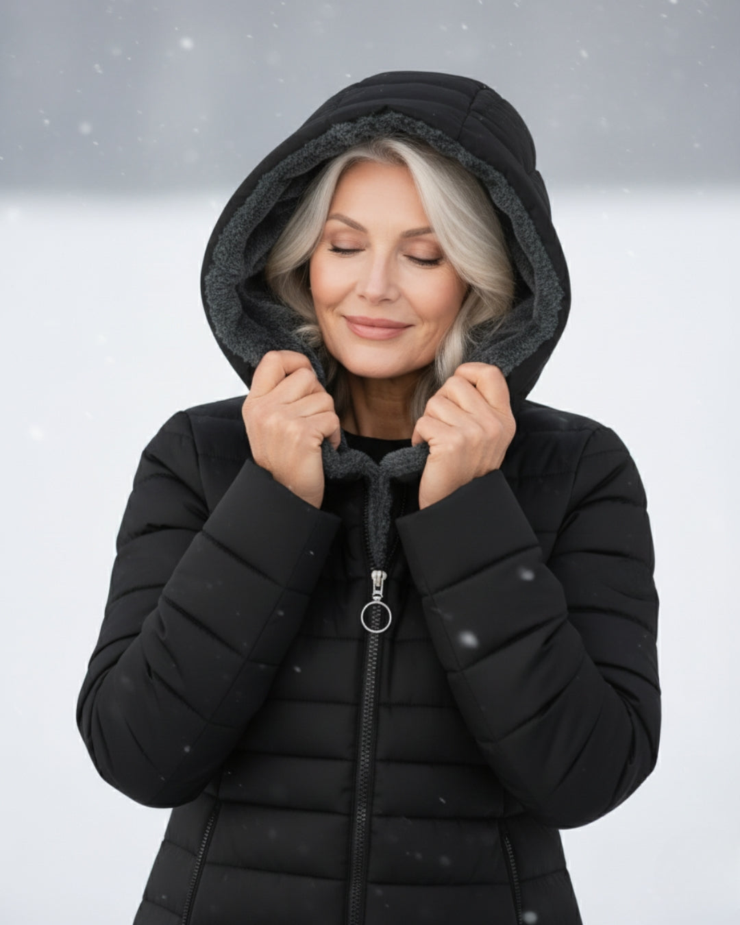 Corinne | Quilted Hooded Winter Jacket