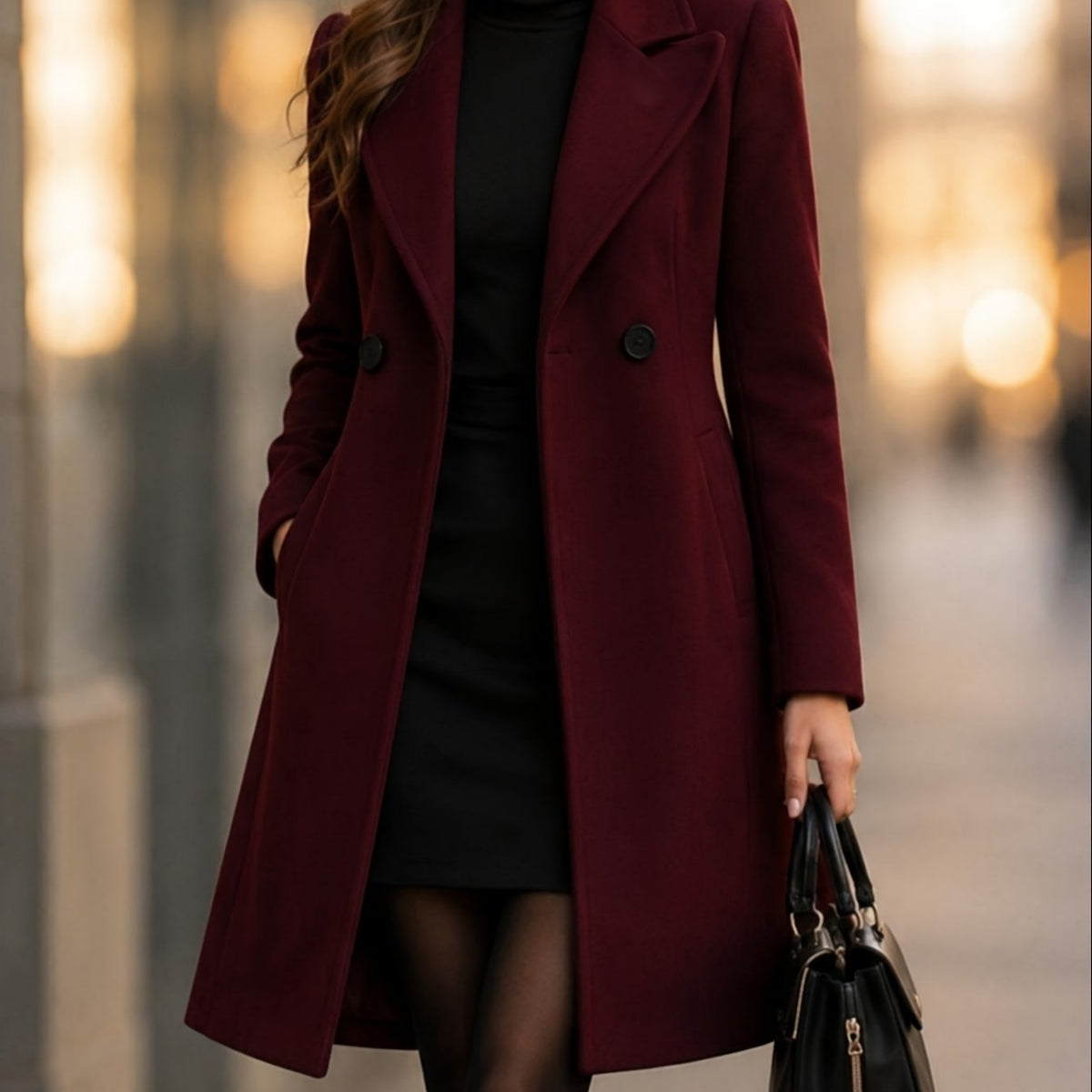 Danielle | Double-Breasted Tailored Coat