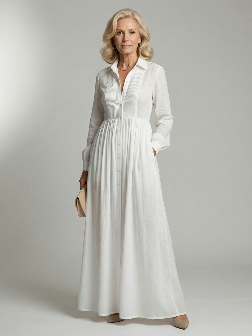 Lioren | Soft Flow Maxi Dress for Women | Elegant Casual