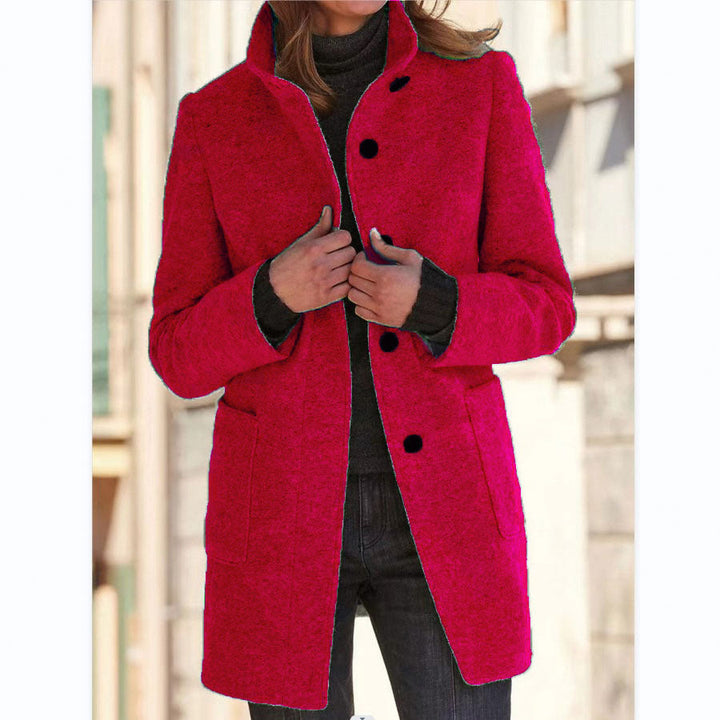 Vintora | Retro Windbreaker with Stand-Up Collar for Women