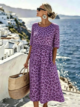 Sienna | Wild Grace Floral Midi Dress for Women