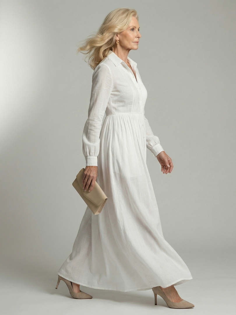 Lioren | Soft Flow Maxi Dress for Women | Elegant Casual