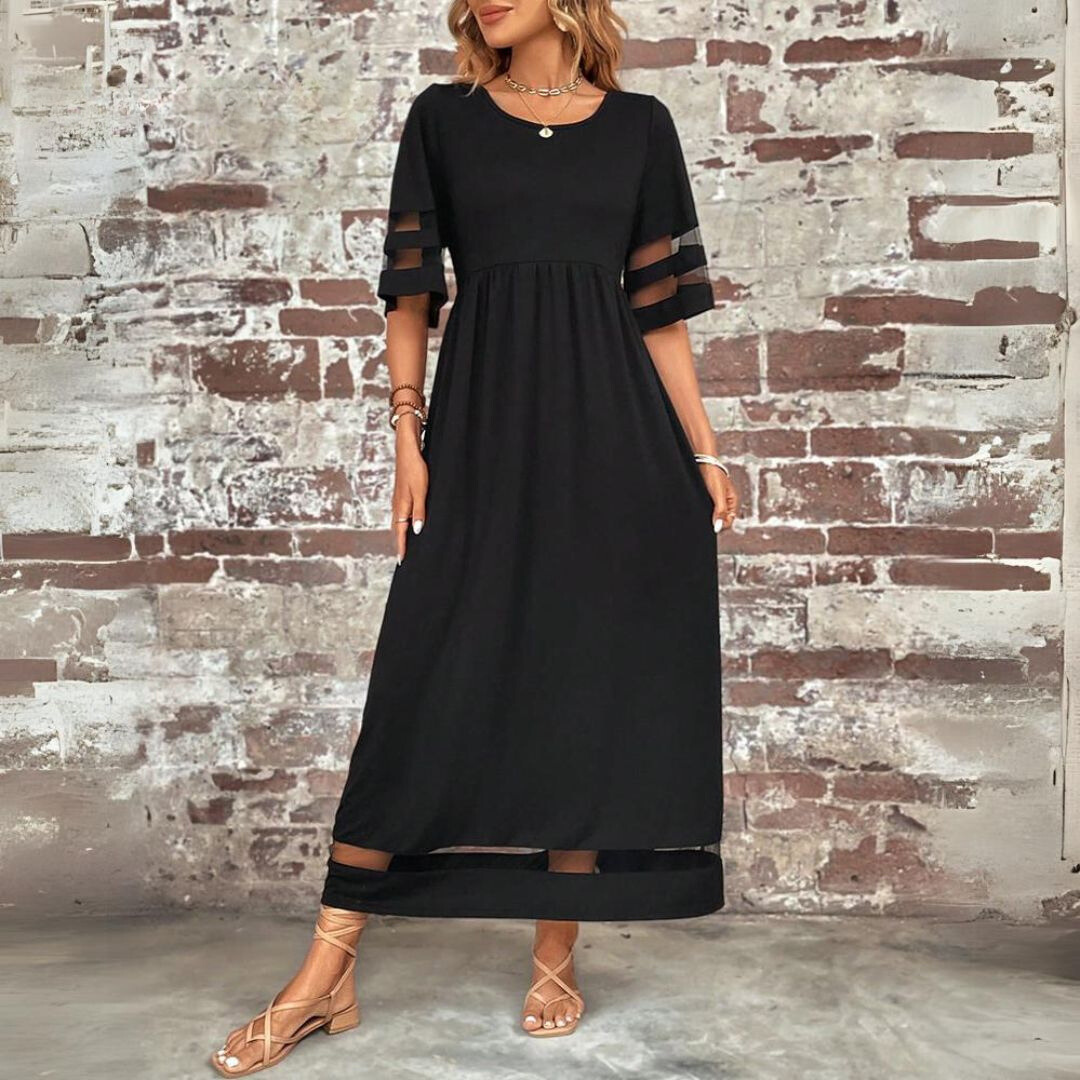 Aubrey | Flattering Tummy-Smoothing Midi Dress for Women