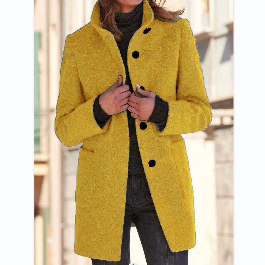 Vintora | Retro Windbreaker with Stand-Up Collar for Women