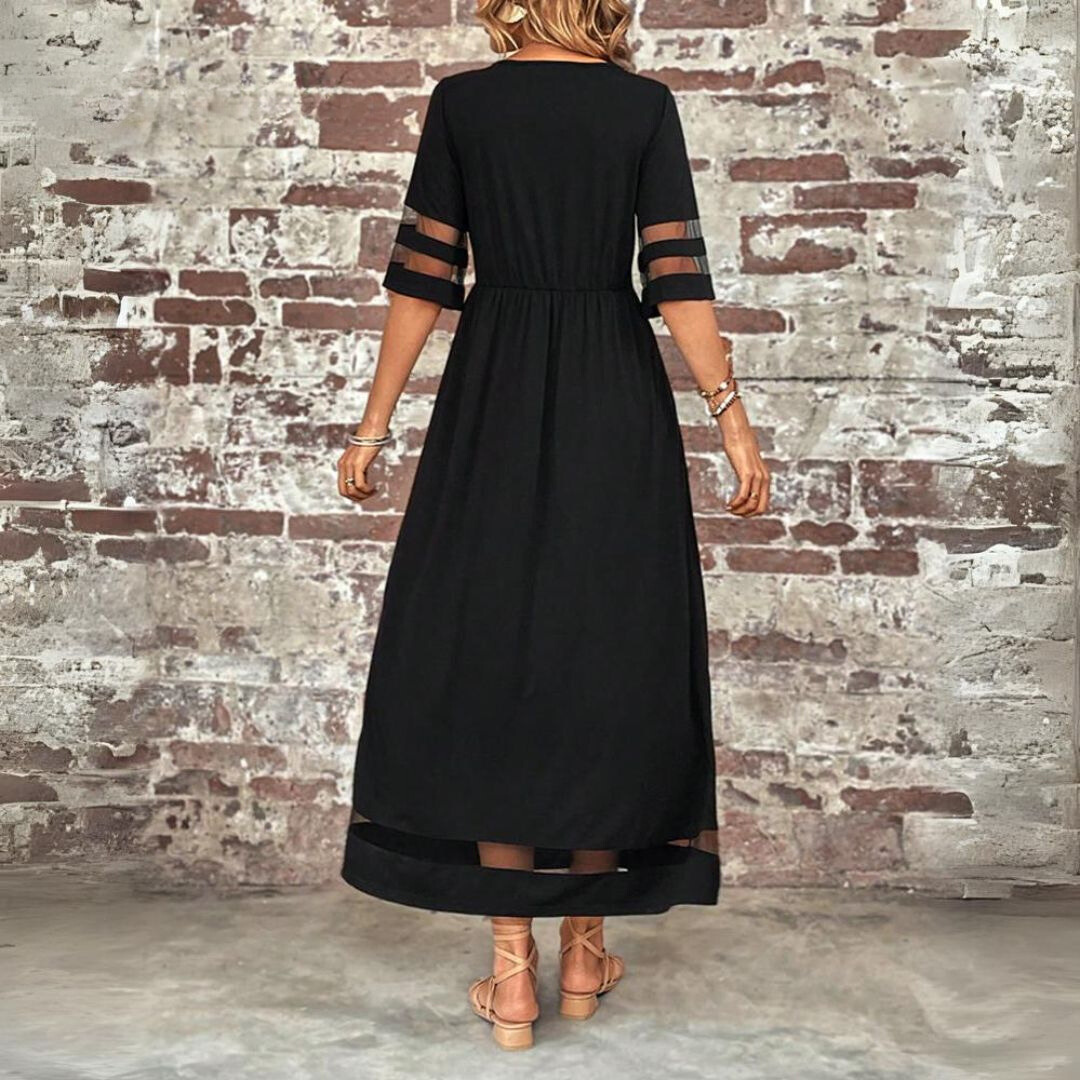 Aubrey | Flattering Tummy-Smoothing Midi Dress for Women