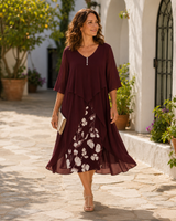 Odette | Tiered Chiffon Maxi Dress for Women