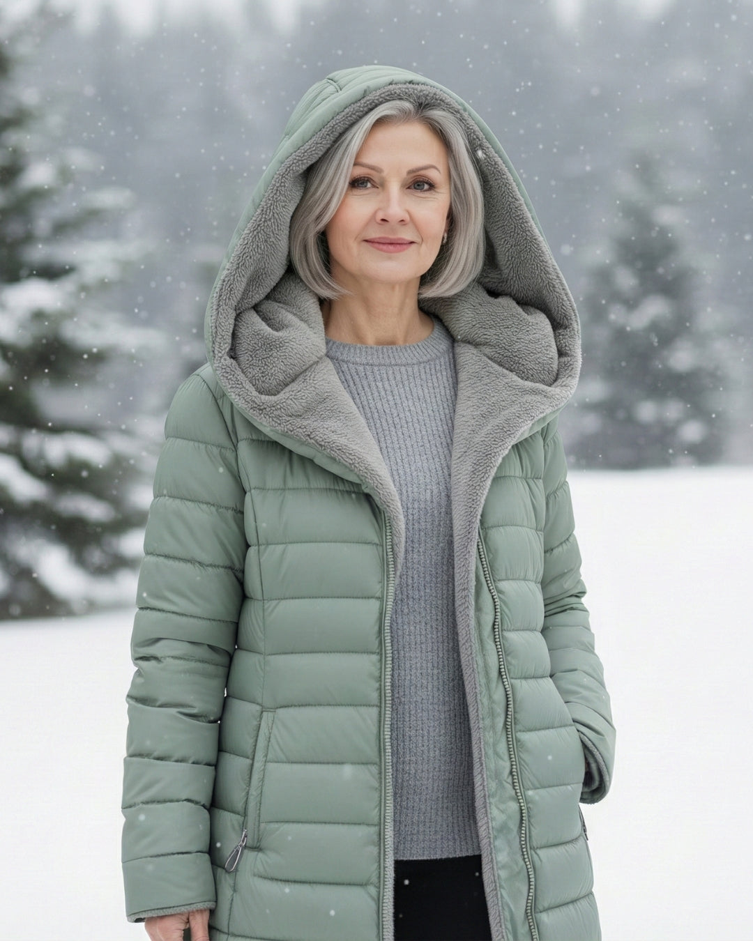 Corinne | Quilted Hooded Winter Jacket