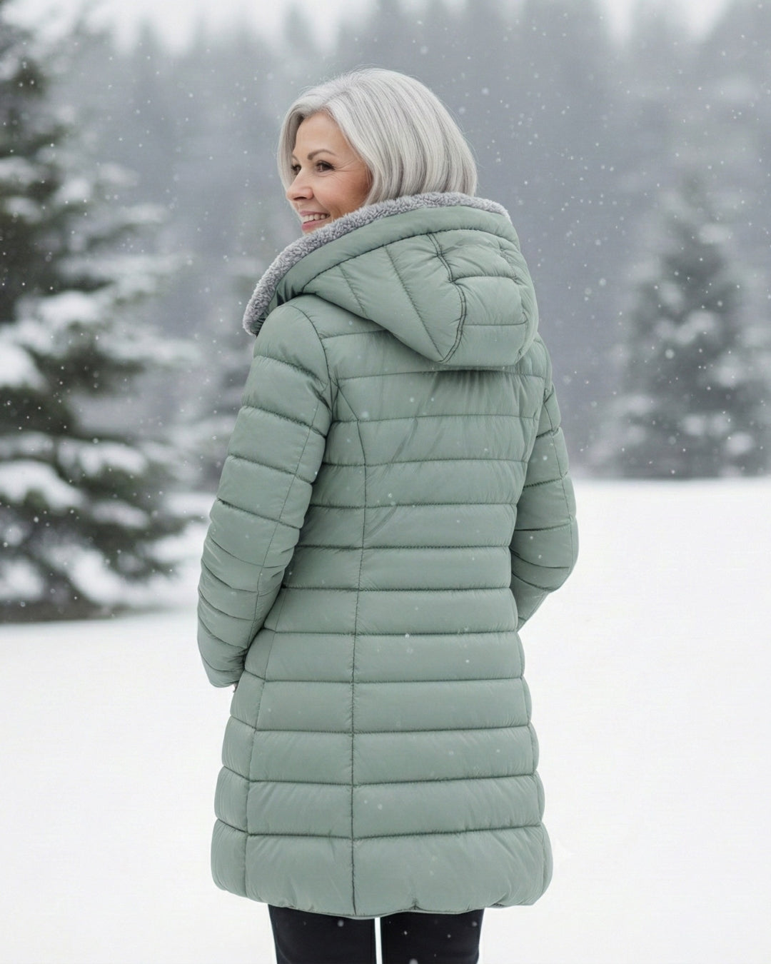 Corinne | Quilted Hooded Winter Jacket