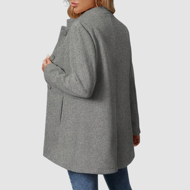 Modique | Elegant Coat with Stand-Up Collar for Women | Outerwear