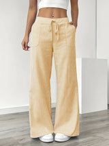 Karina | Striped Wide-Leg Pants for Women | Smart Casual