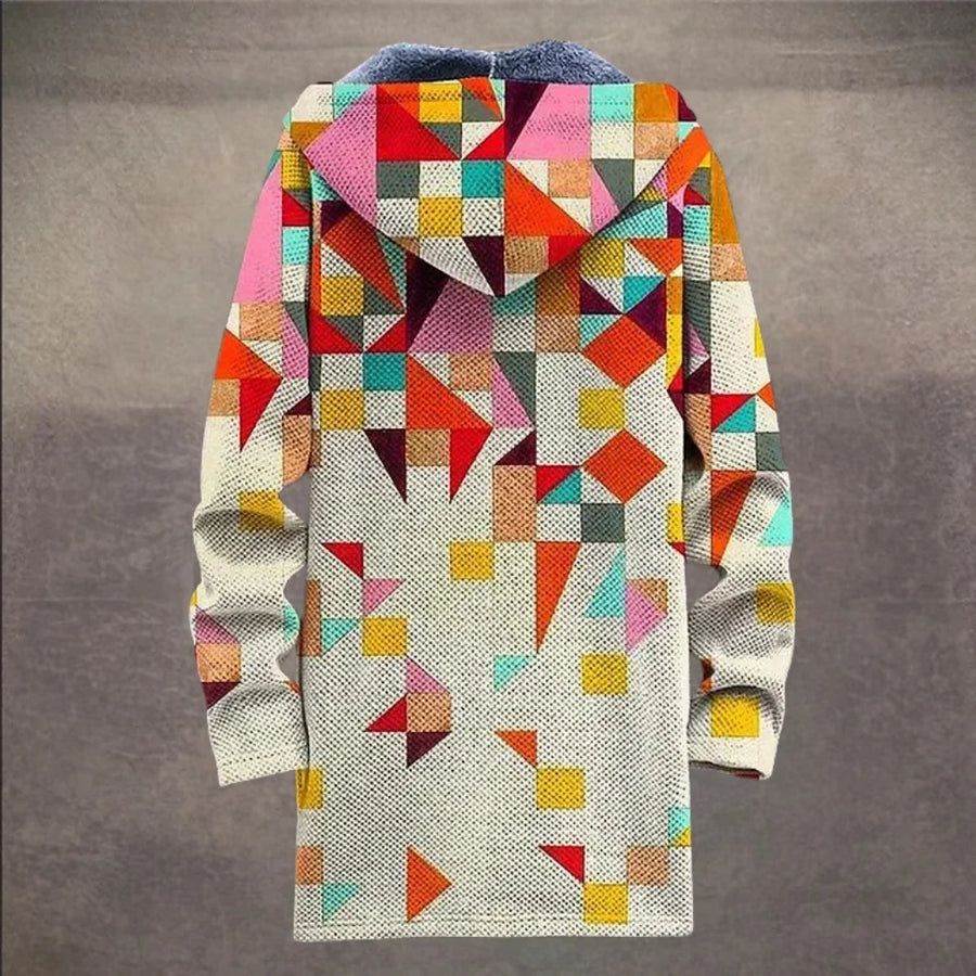 Dorothy | Geometric Longline Cardigan