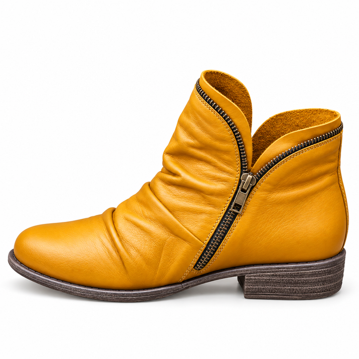 Estelle | Textured Ankle Boots