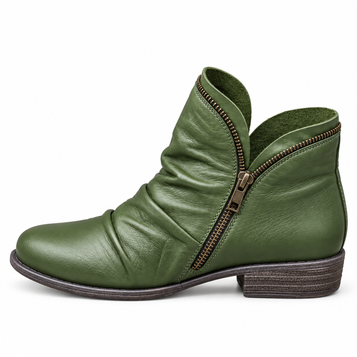 Estelle | Textured Ankle Boots