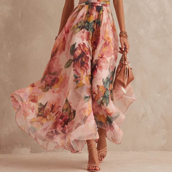Aurora | One-Shoulder Floral Dress