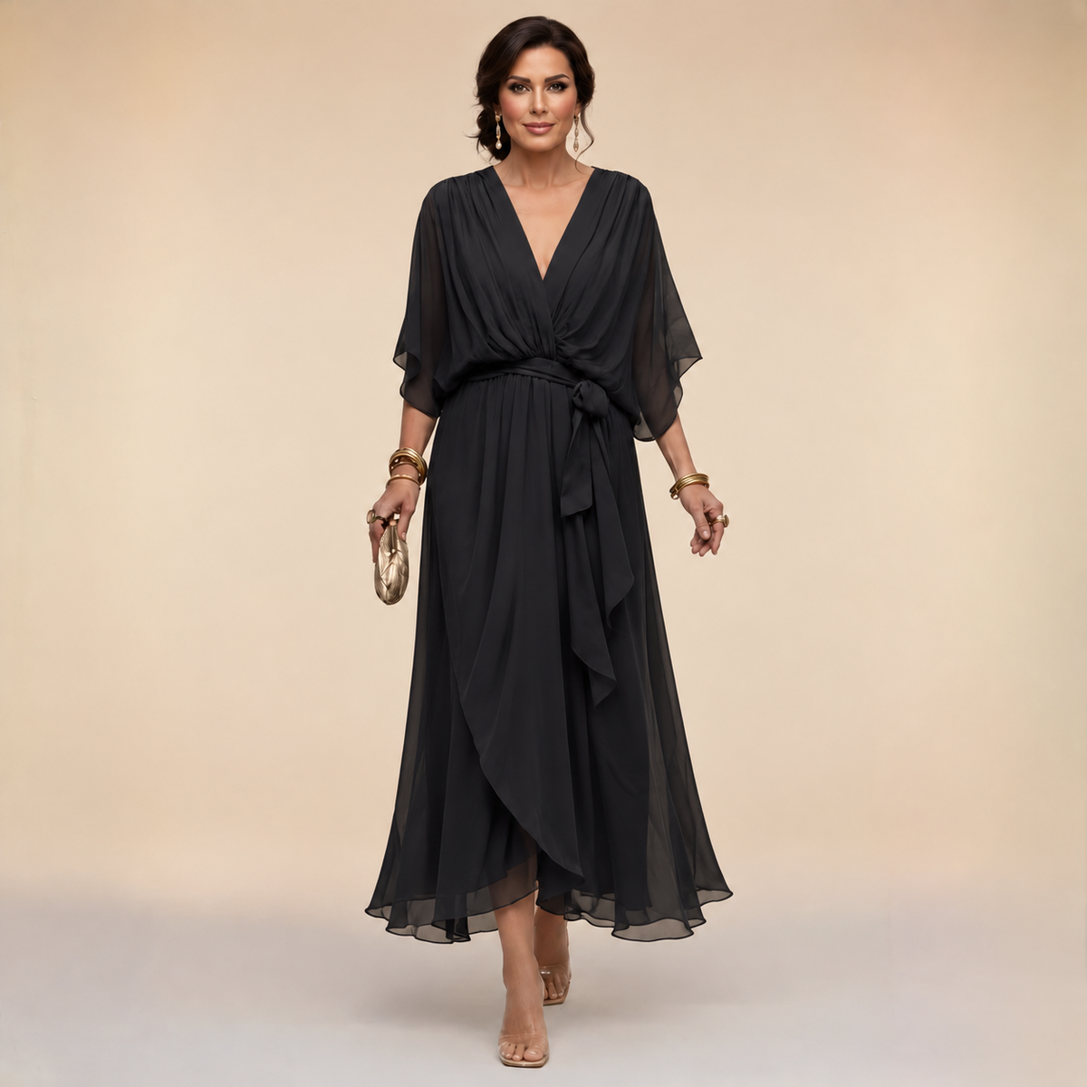 Monica | V-Neck Dress