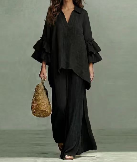 Paloma | Ruffle-Tier Two-Piece Set for Women