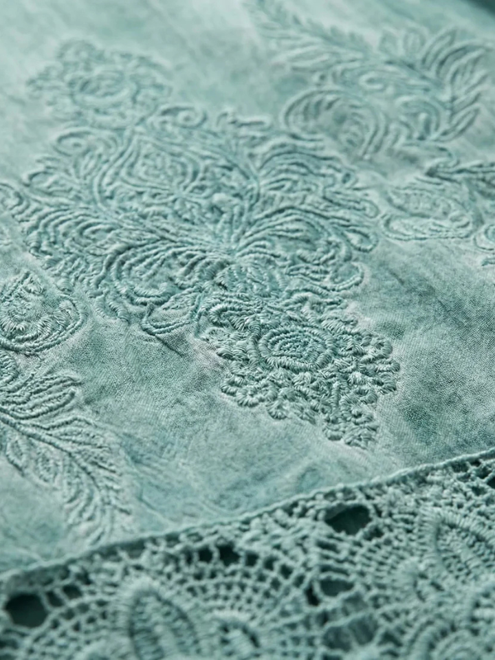 Celeste | Lace Cocktail Midi Dress