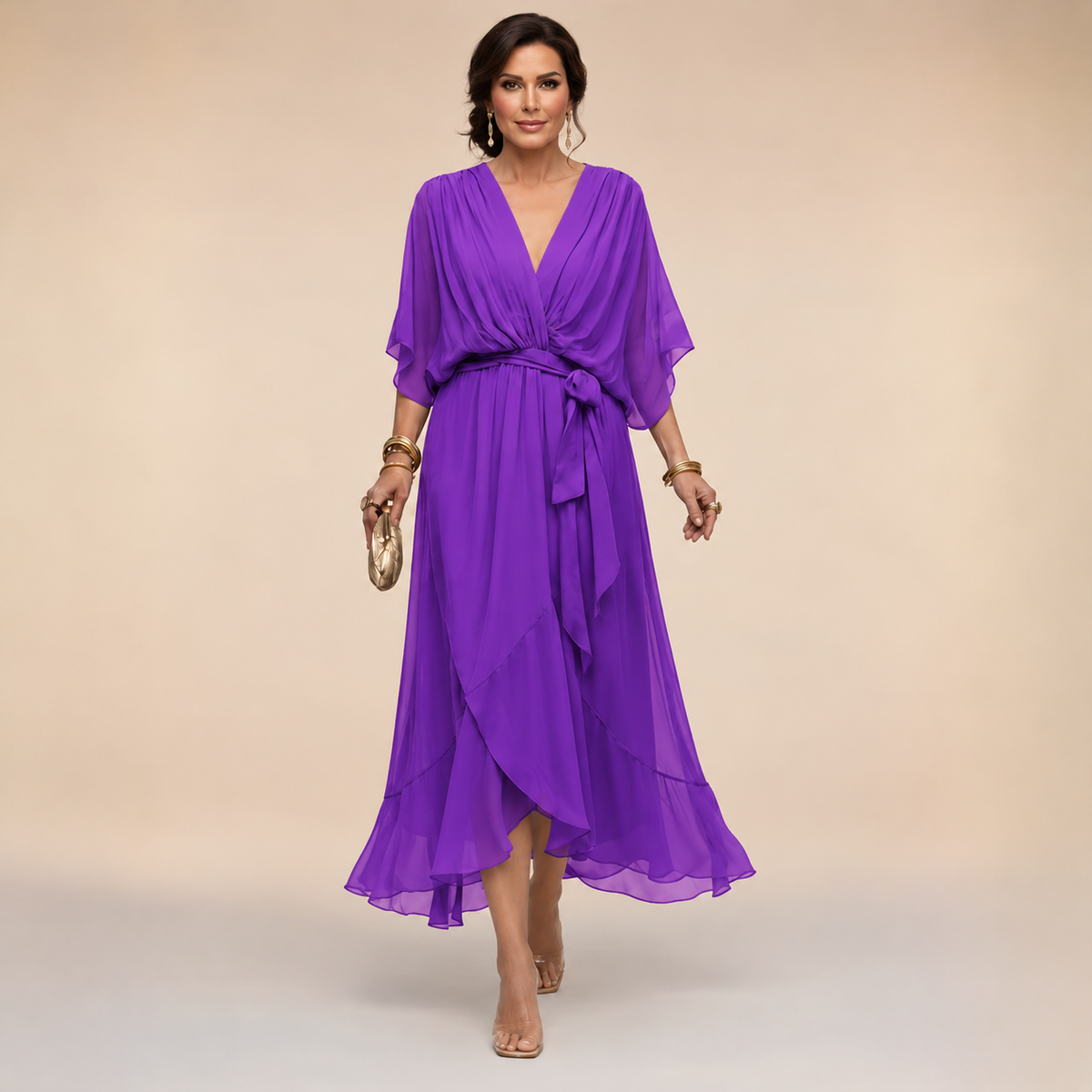 Monica | V-Neck Dress