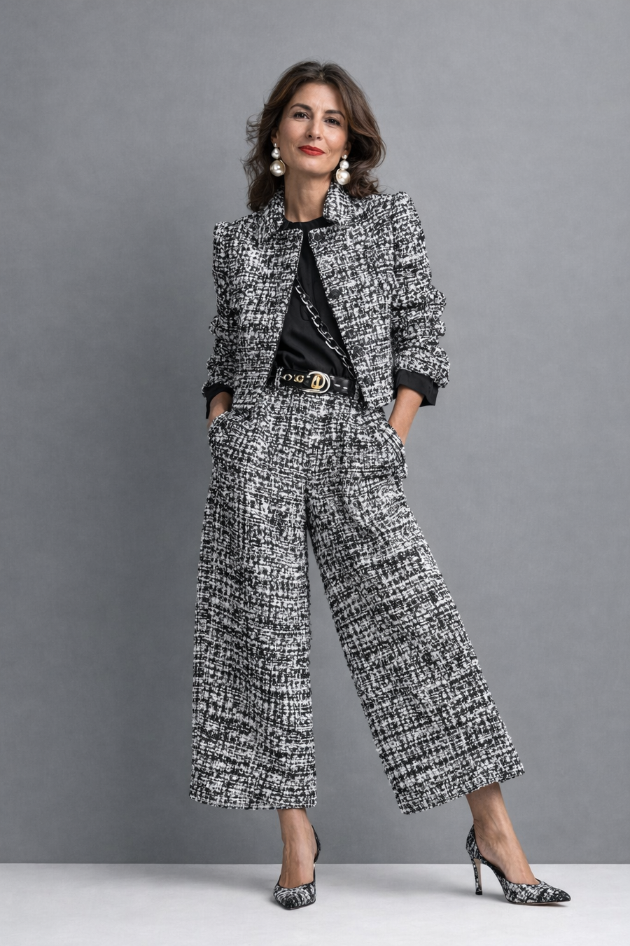 Melize | Coordinated Top and Pants Two-Piece Set for Women