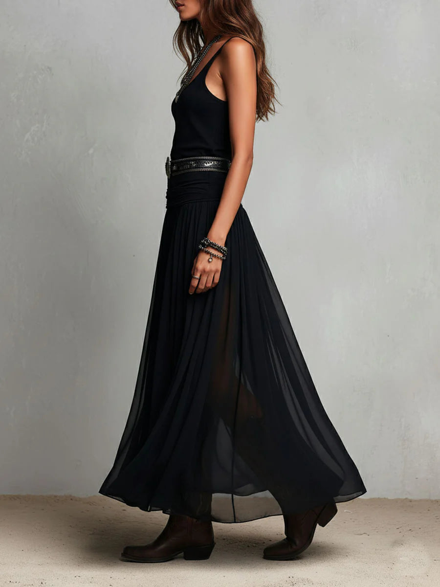 Sophia | Tulle Skirt Maxi Dress for Women