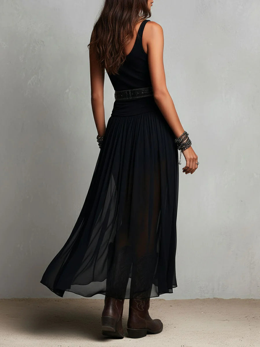 Sophia | Tulle Skirt Maxi Dress for Women