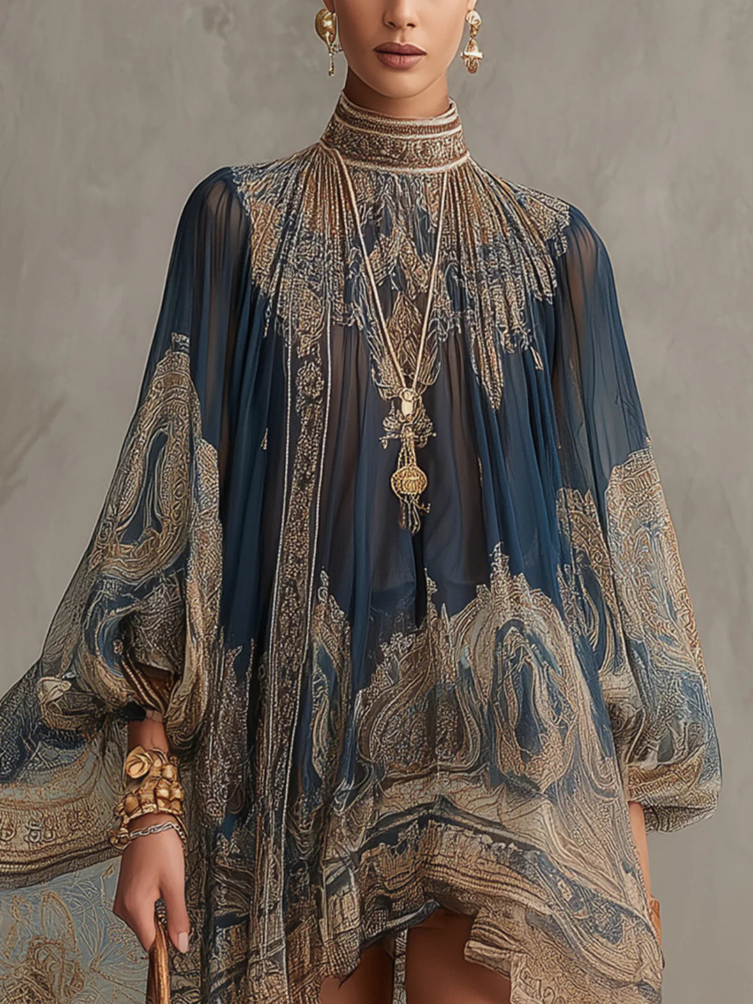 Anna | Chiffon Mini Dress for Women