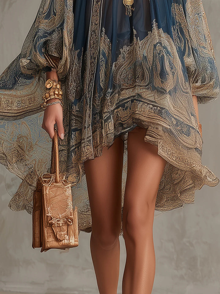 Anna | Chiffon Mini Dress for Women