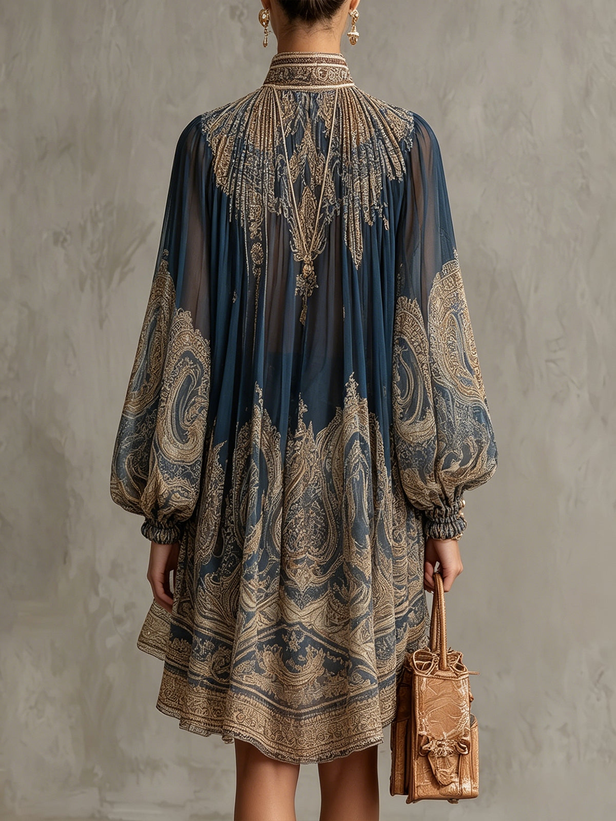 Anna | Chiffon Mini Dress for Women