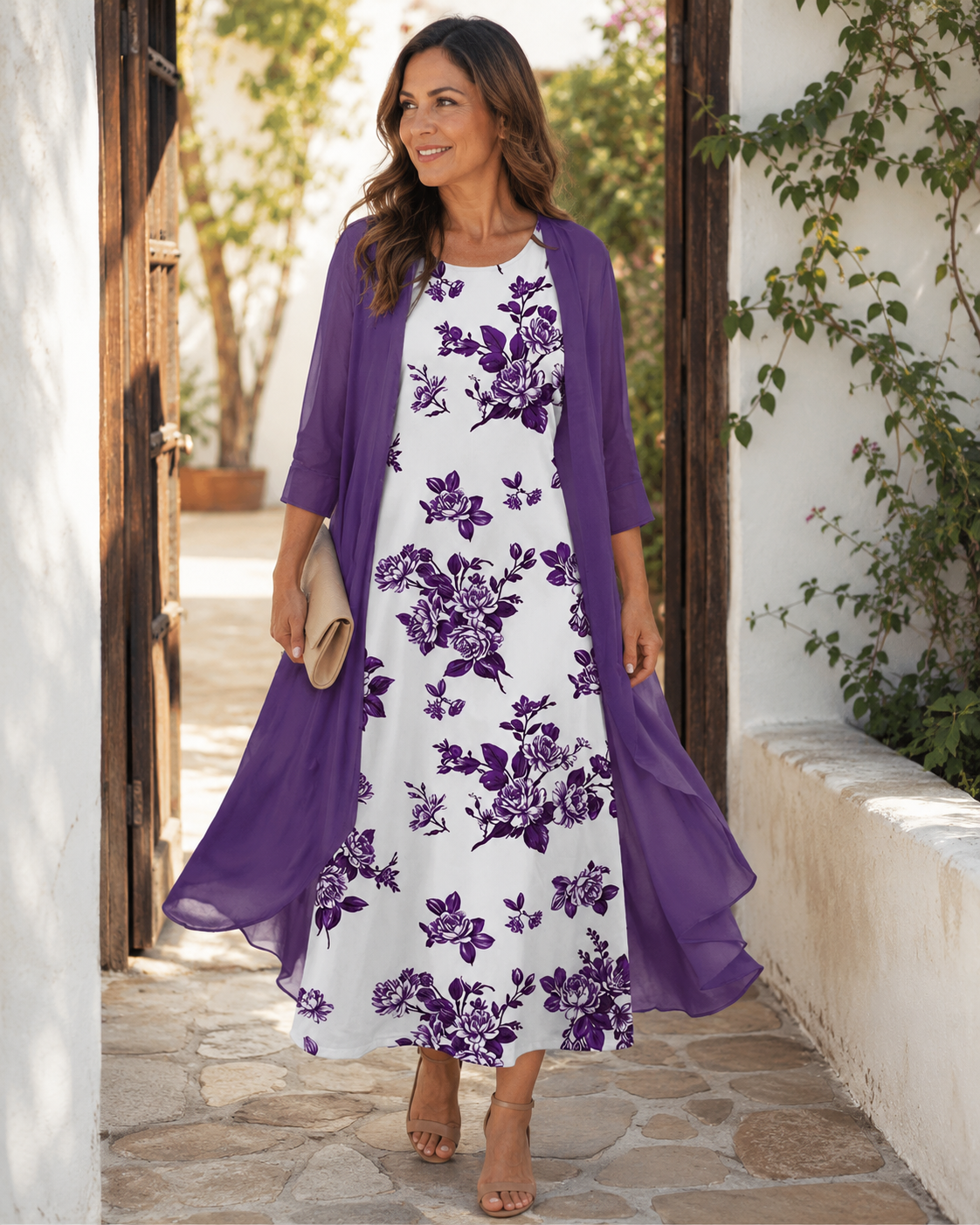 Vivienne | Flowing Duster Set for Women
