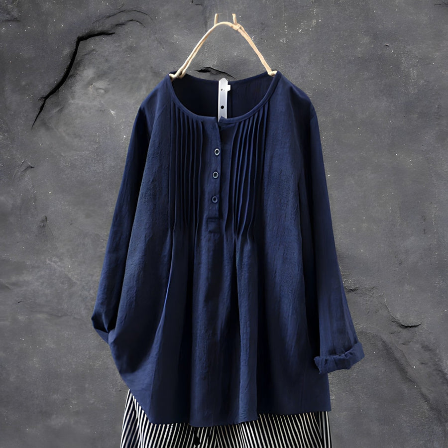 Ariadne | Tummy-Tucking Tunic Blouse for Women | Flattering Fit