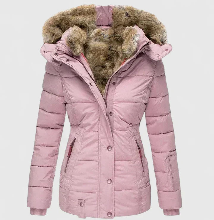 Veyzandra | Classic Long-Sleeve Winter Coat for Women