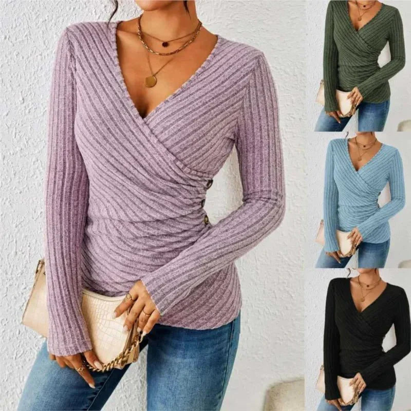 AURORA - Tummy Tucking Long Sleeve Top