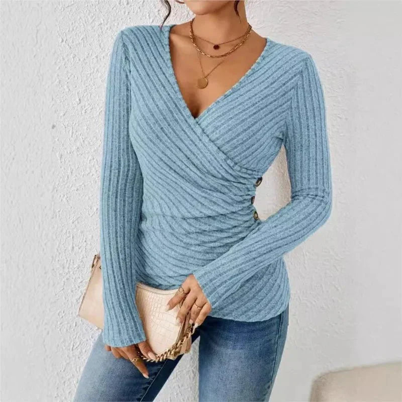 AURORA - Tummy Tucking Long Sleeve Top