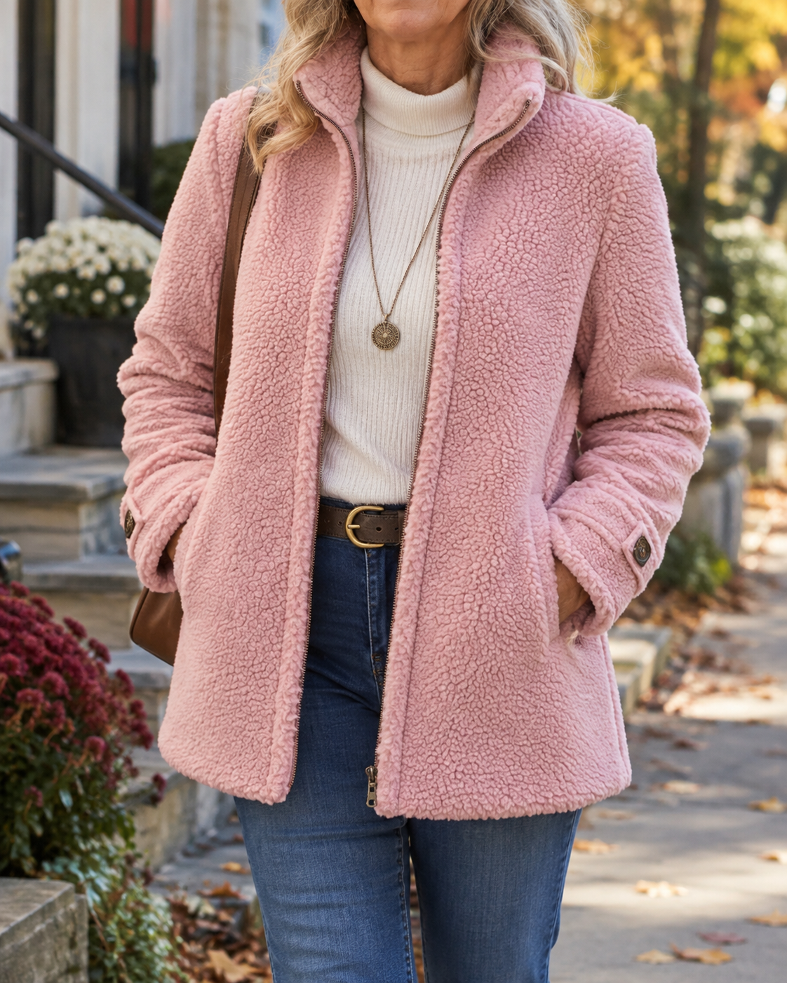 Chelsea | Stand-Collar Textured Jacket