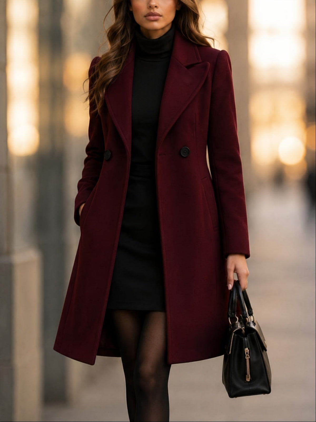 Danielle | Double-Breasted Tailored Coat