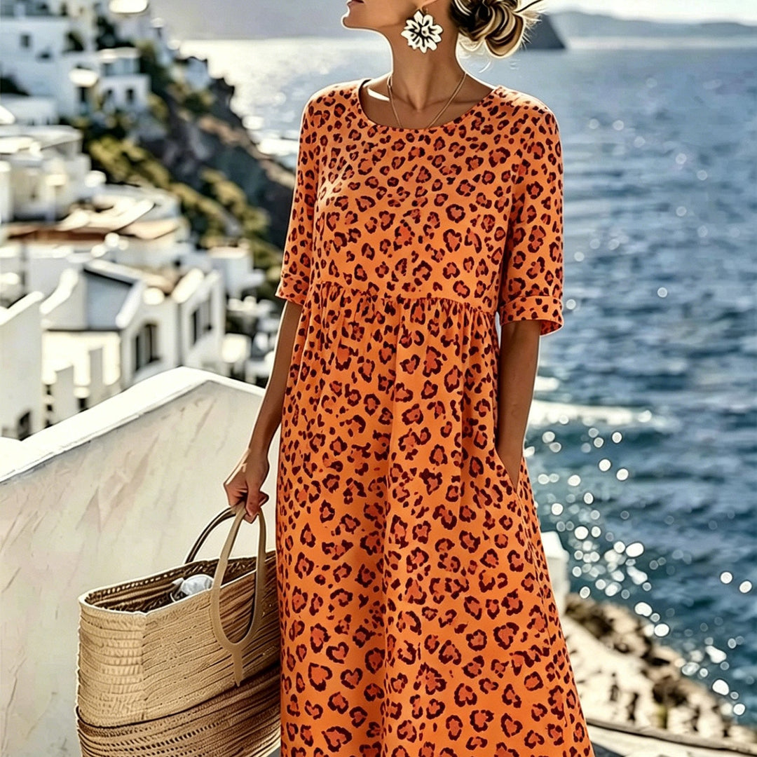 Sienna | Wild Grace Floral Midi Dress for Women