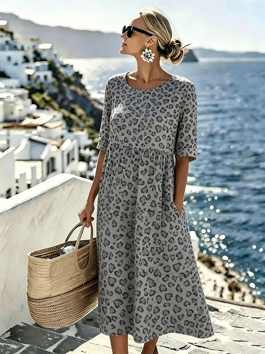 Sienna | Wild Grace Floral Midi Dress for Women