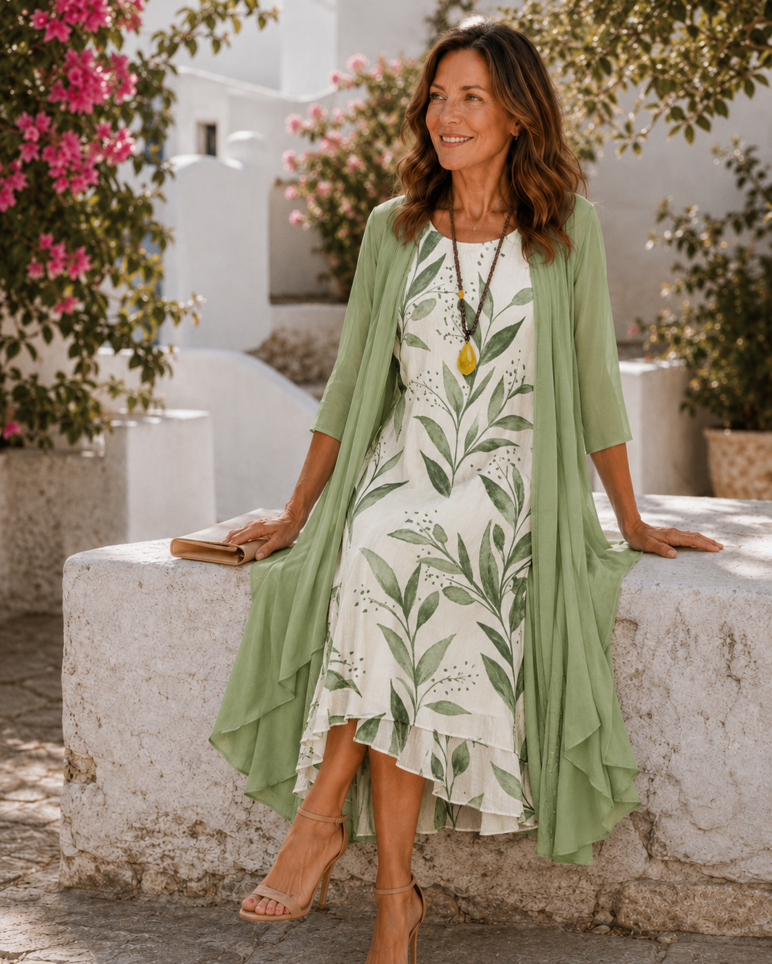Wren | Printed Duster Maxi Dress for Women