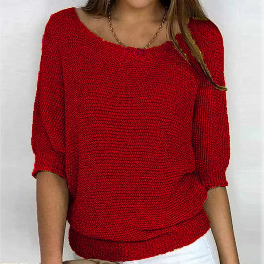 Sorella | Textured Relaxed Fit Top for Women | Smart Casual