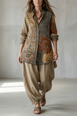 Tara | Vintage Bohemian Two-Piece Set for Women