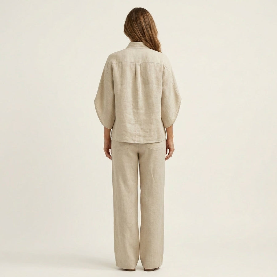Zerah | Linen Two-Piece Set for Women