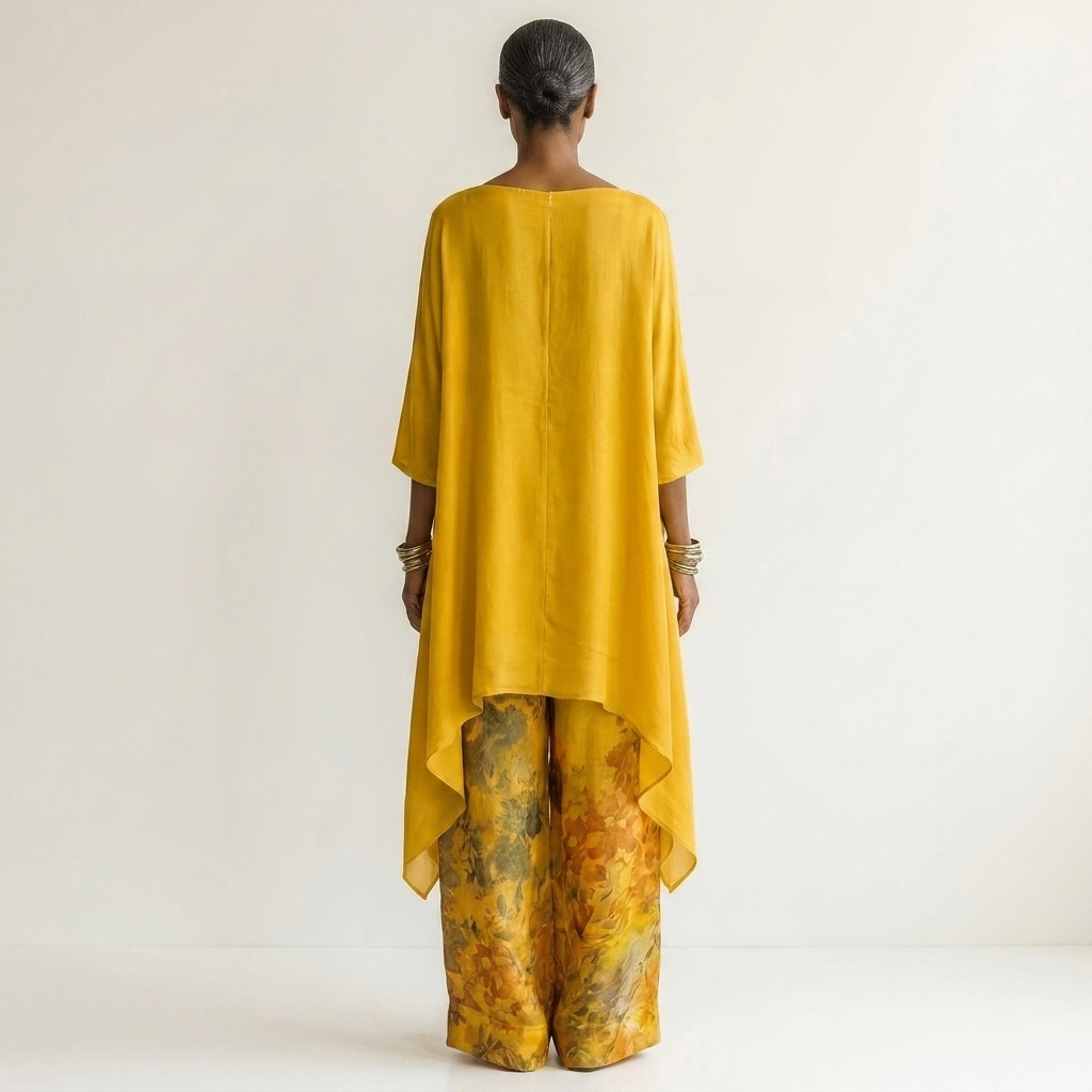 Cariola | Asymmetric Tunic Two-Piece Set for Women