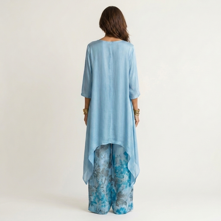 Cariola | Asymmetric Tunic Two-Piece Set for Women