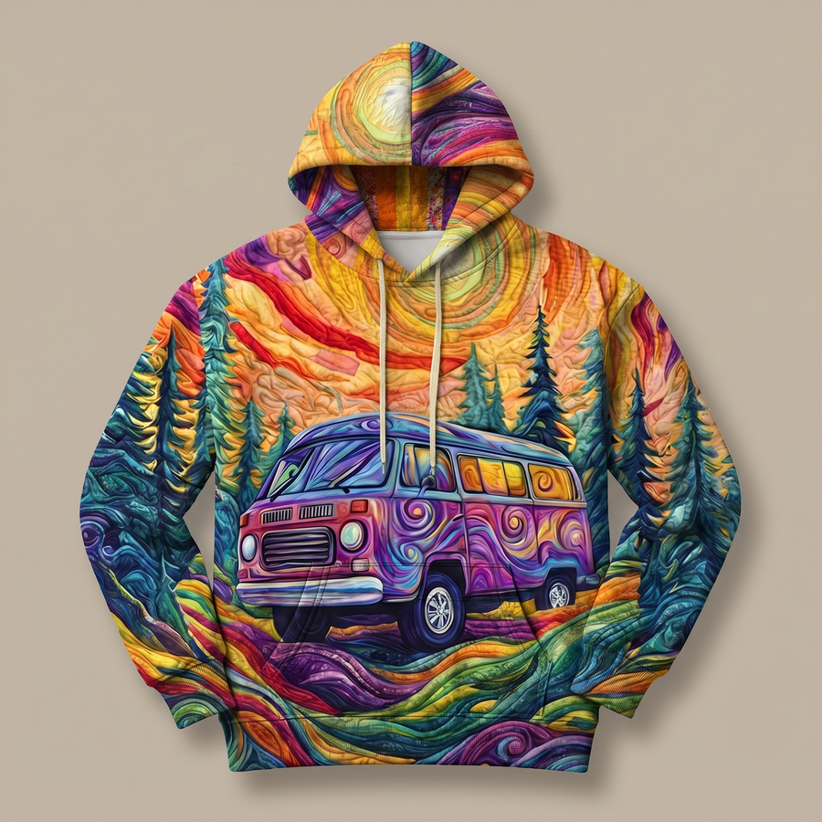 Vaneska | Sunburst Print Hoodie