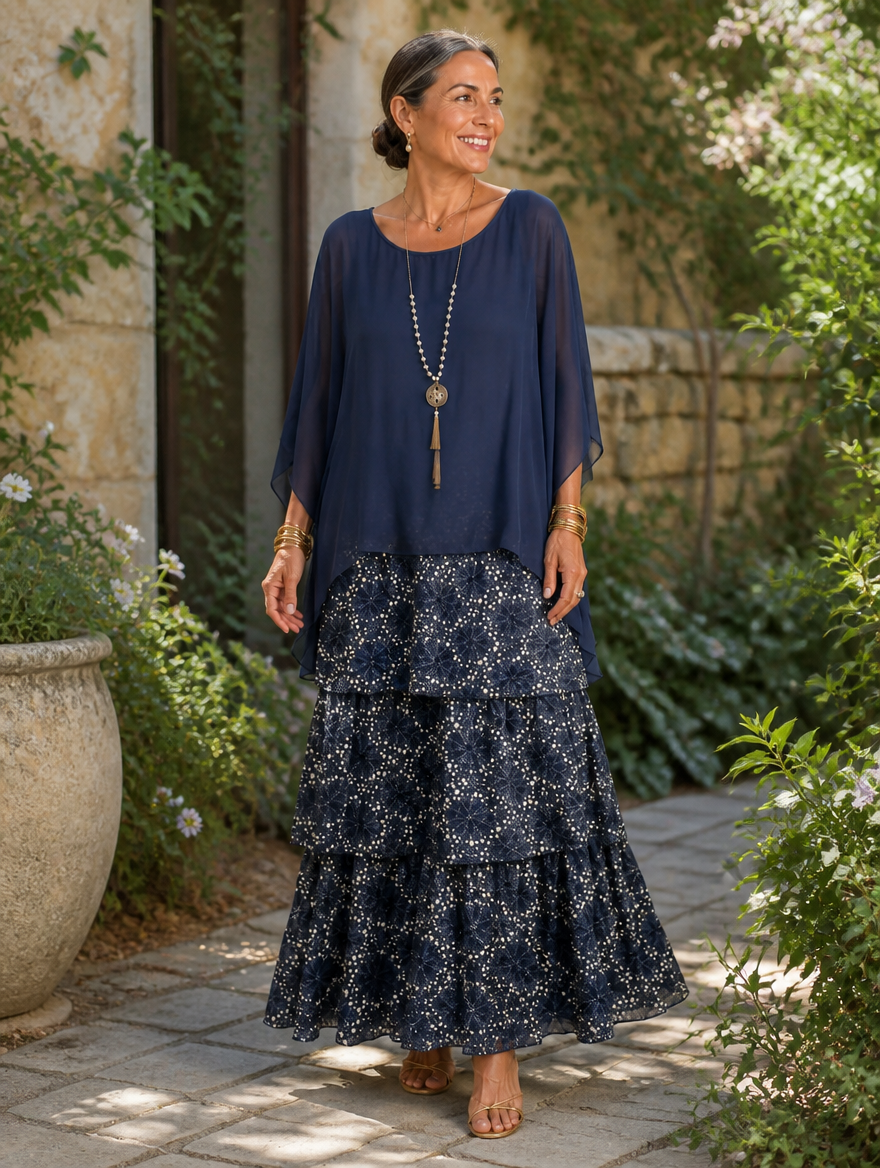 Lara™ | Elegant Flowing Maxi Dress