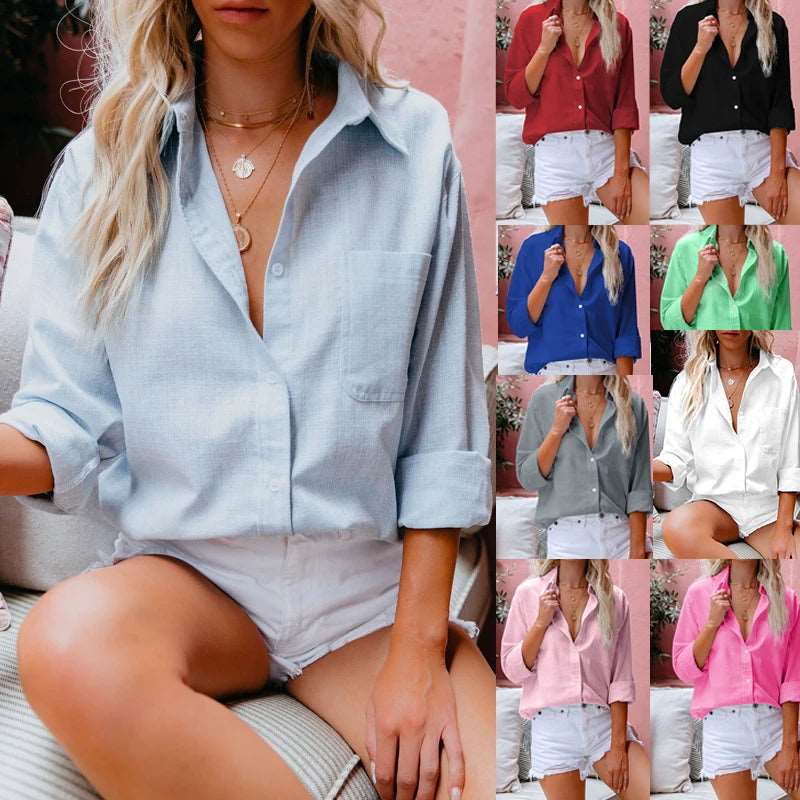 Mood | Oversized Linen Shirt for Women | Casual & Relaxed