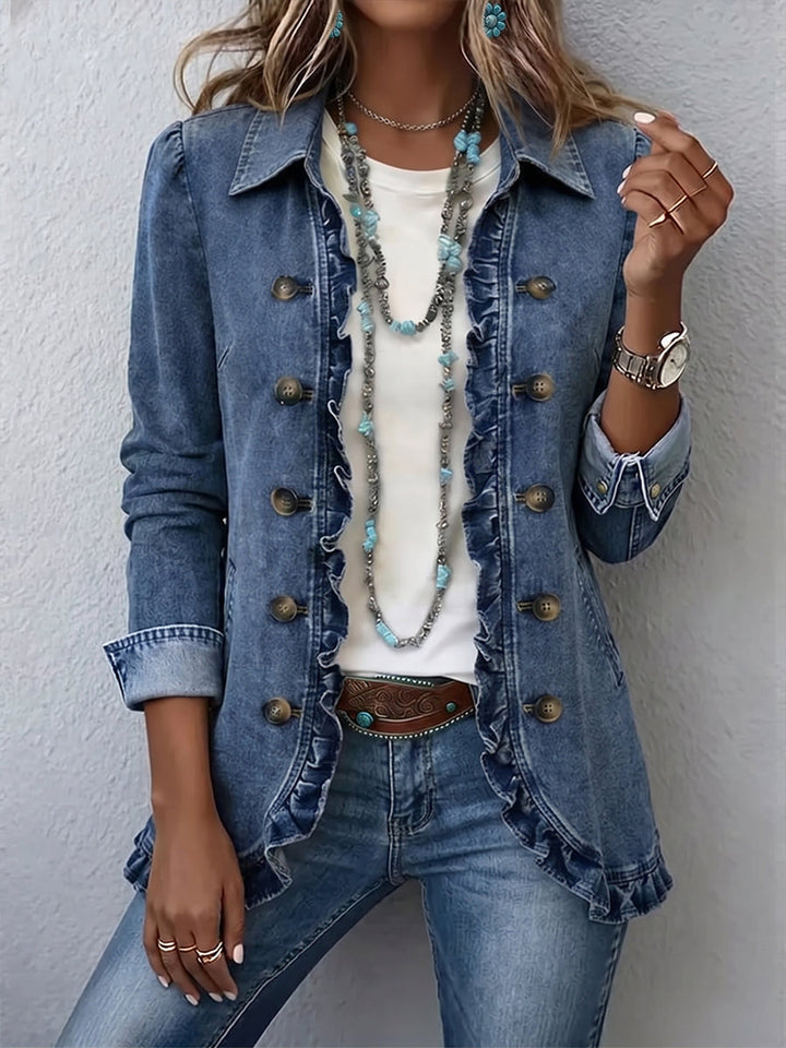 Ruffelle | Boho Ruffled Jacket for Women