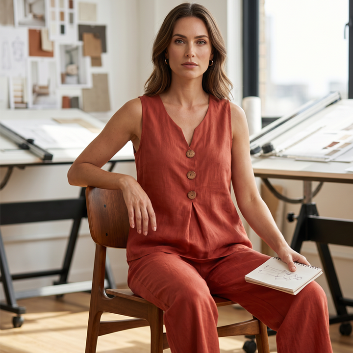 Emily | Loose Top &amp; Pants Set
